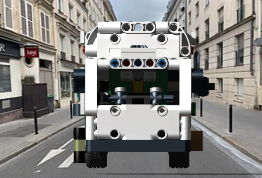 垃圾车立体拼装模型缩略图